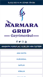 Mobile Screenshot of marmaragrupgayrimenkul.com